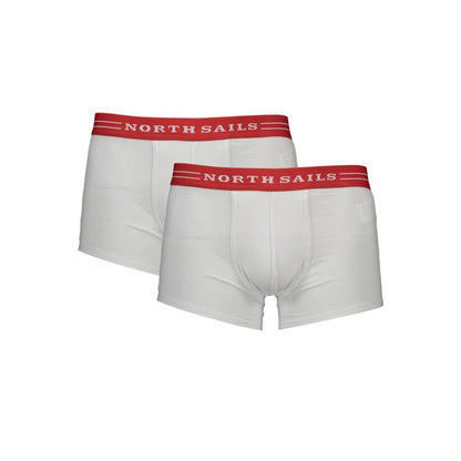 North Sails Herren-Boxershorts aus weißer Baumwolle