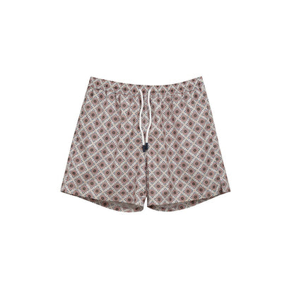 Gran Sasso Pink Polyester Swim Shorts