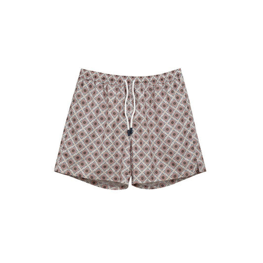 Gran Sasso Pink Polyester Swim Shorts