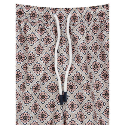 Gran Sasso Pink Polyester Swim Shorts