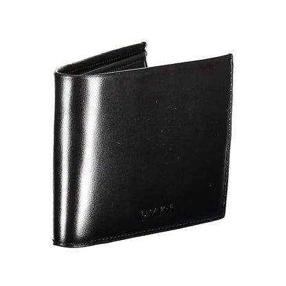 Calvin Klein Herren-Geldbörse aus schwarzem Leder
