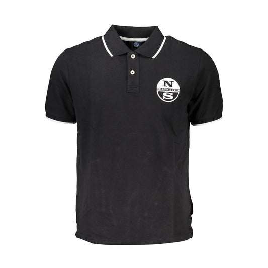 Schwarzes Poloshirt aus Baumwolle von North Sails
