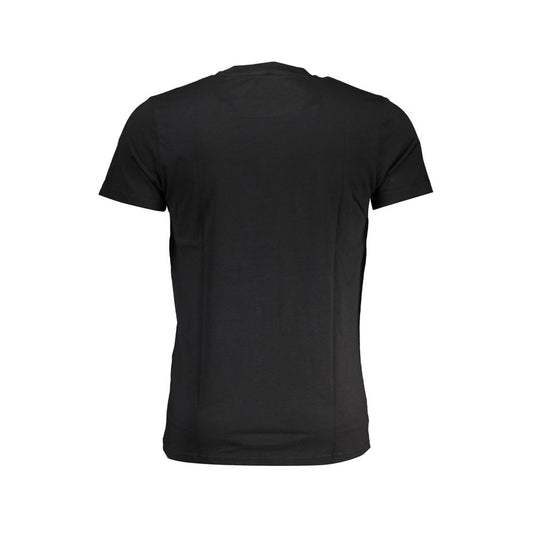 Schwarzes Baumwoll-T-Shirt der Cavalli Class