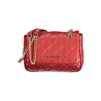 Mario Valentino Rote Polyethylen-Handtasche