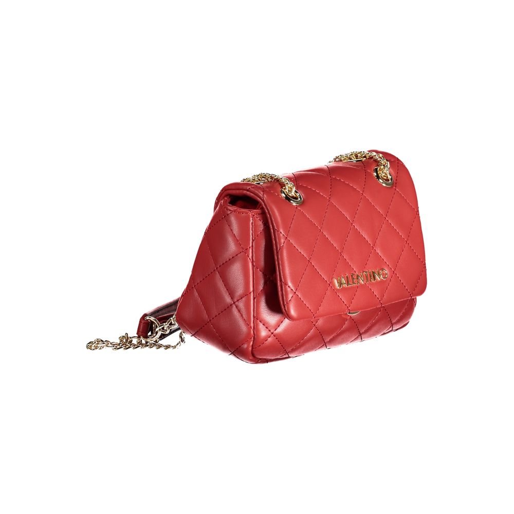 Mario Valentino Rote Polyethylen-Handtasche