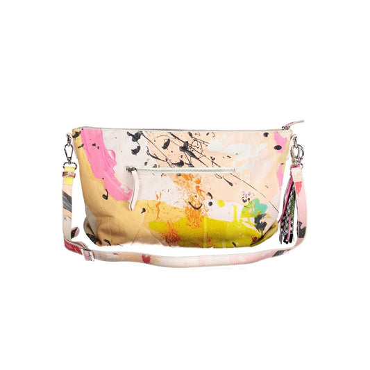 Desigual Weiße Polyester Damen Handtasche