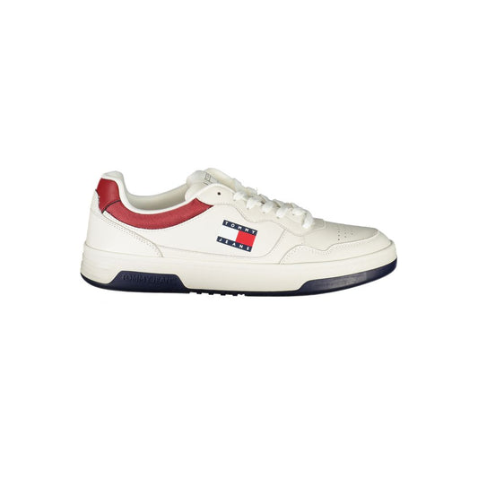 Tommy Hilfiger – Weiße Leder-Sneaker für Herren