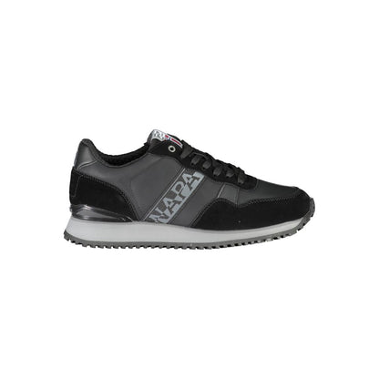 Napapijri – Elegante schwarze Sneakers mit kontrastierender Spitze