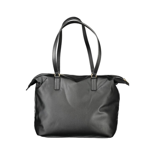 Tommy Hilfiger – Schwarze Polyester-Handtasche für Damen