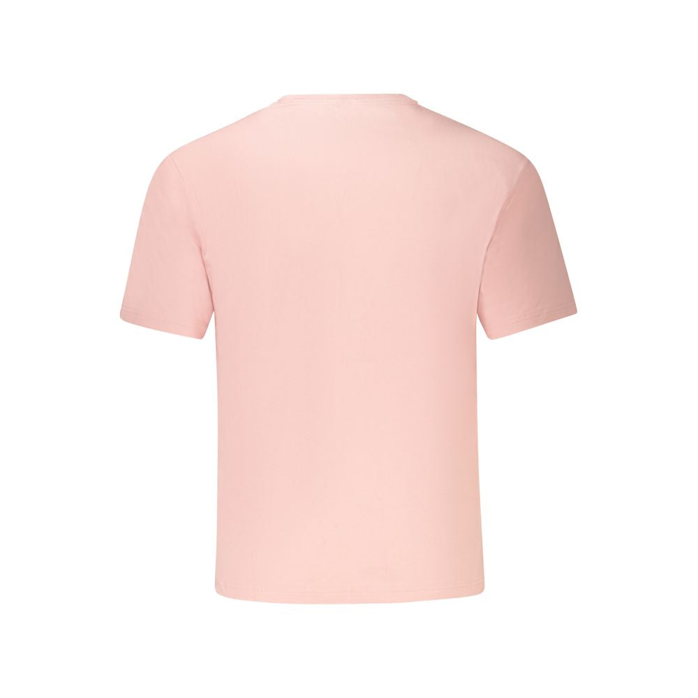 K-WAY Herren T-Shirt aus rosa Baumwolle