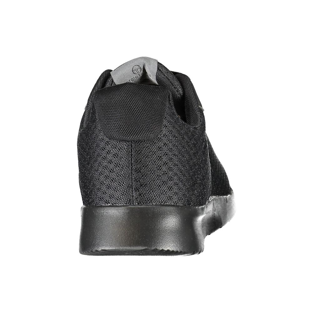 Sergio Tacchini – Elegante schwarze Sneakers mit Stickerei
