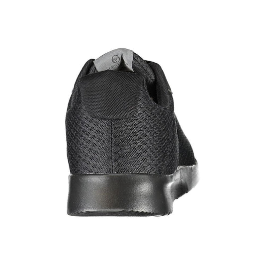 حذاء رياضي أنيق أسود اللون من سيرجيو تاكيني بتفاصيل مطرزة