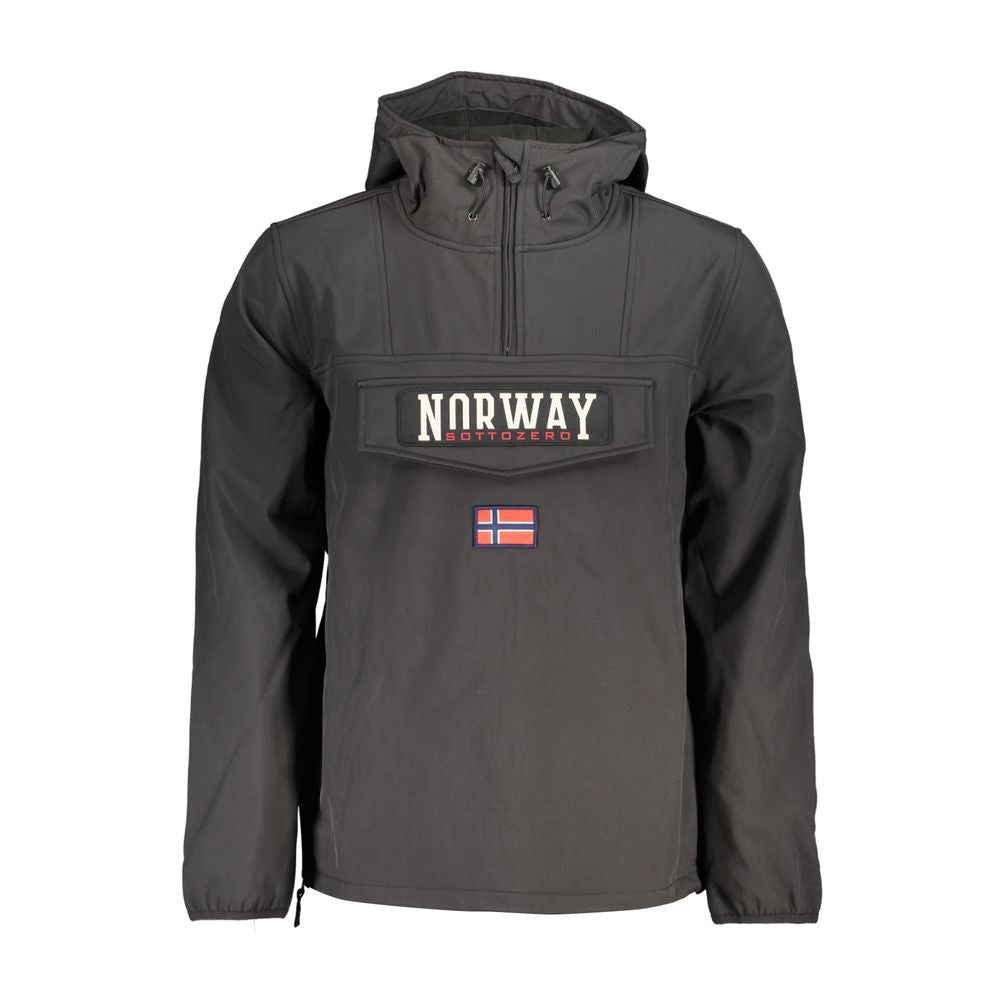 Norwegen 1963 Schwarze Polyester-Herrenjacke