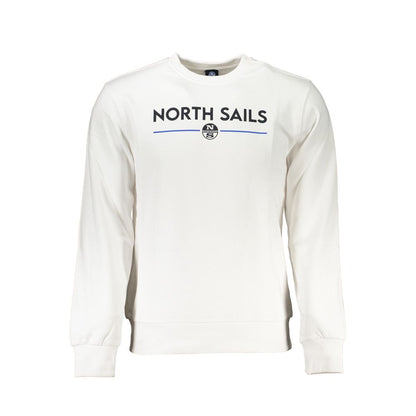 North Sails Herrenpullover aus weißer Baumwolle