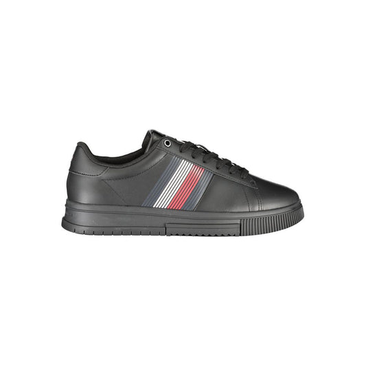 Tommy Hilfiger – Schwarze Polyester-Sneaker