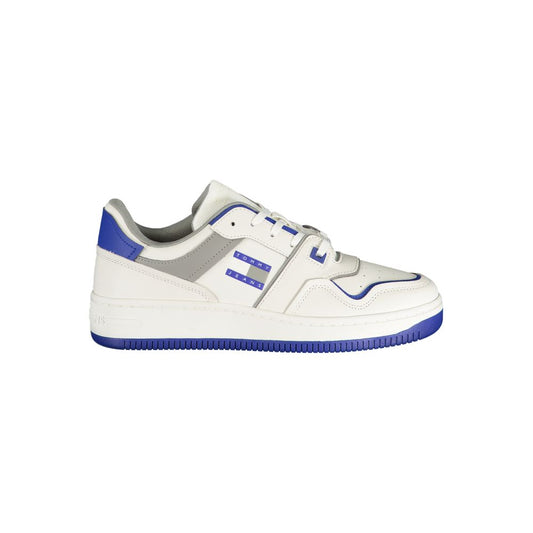 Tommy Hilfiger – Weiße Polyethylen-Sneaker für Herren