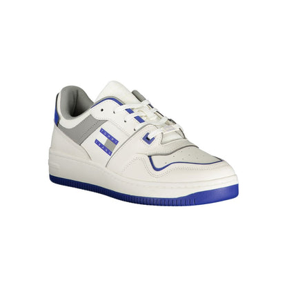 Tommy Hilfiger – Weiße Polyethylen-Sneaker für Herren