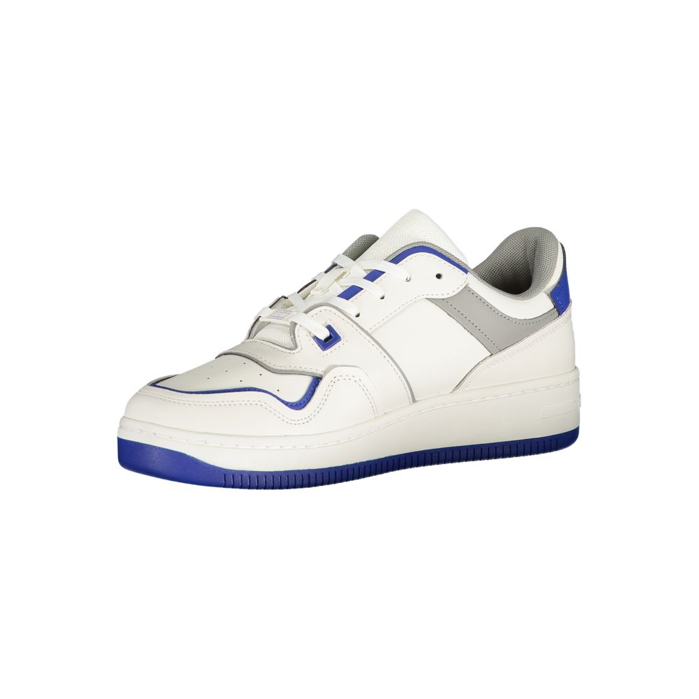 Tommy Hilfiger – Weiße Polyethylen-Sneaker für Herren