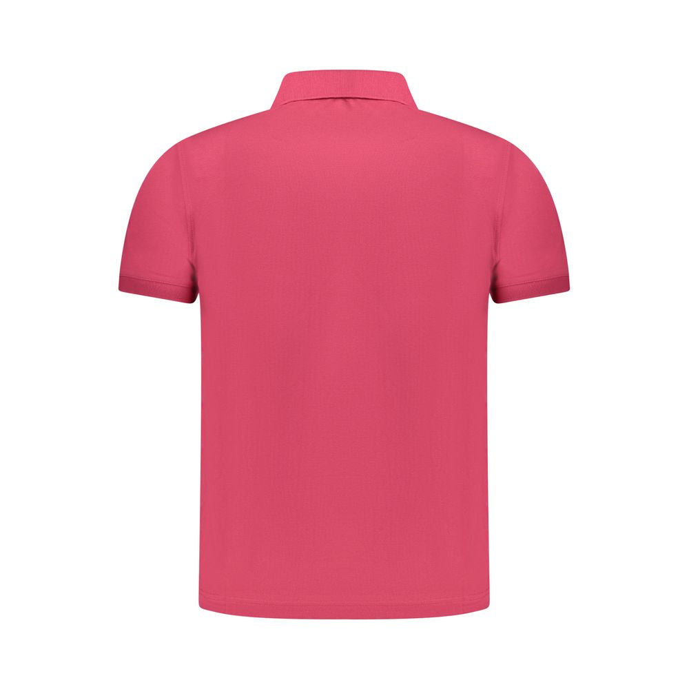 K-WAY Herren Poloshirt aus rosa Baumwolle
