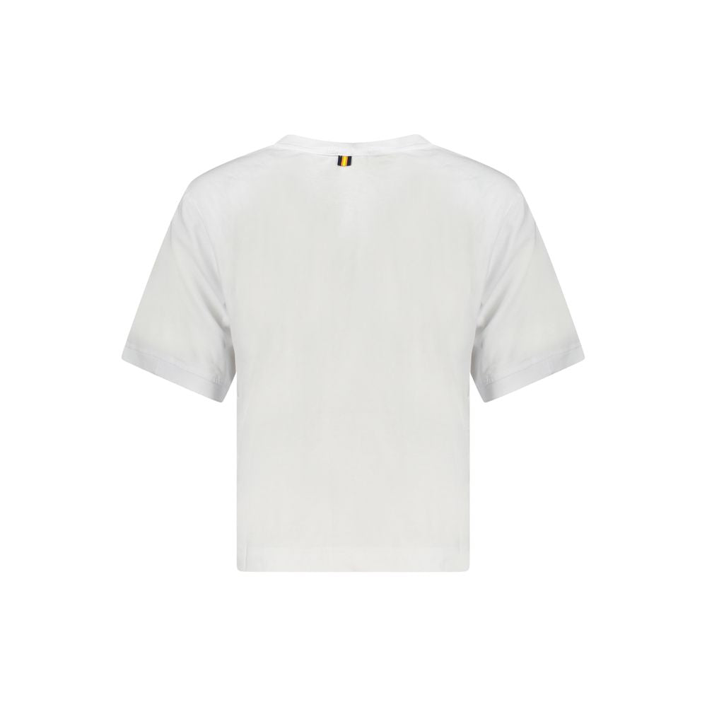 K-WAY White Cotton Women T-Shirt