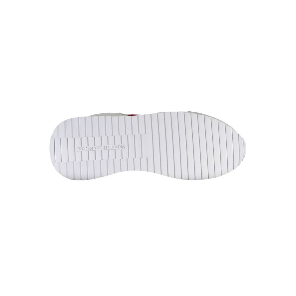 Tommy Hilfiger – Weiße Polyester-Sneaker für Herren