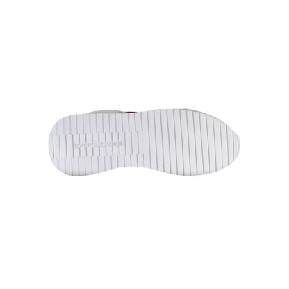 Tommy Hilfiger – Weiße Polyester-Sneaker für Herren