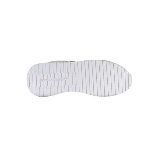 Tommy Hilfiger – Weiße Polyester-Sneaker für Herren