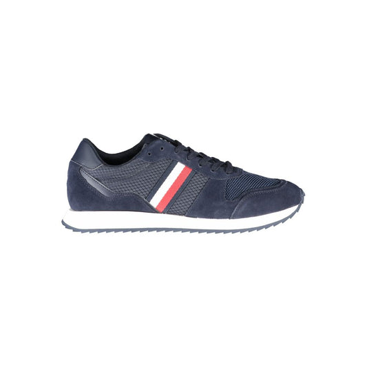 Tommy Hilfiger – Blaue Polyester-Sneaker für Herren