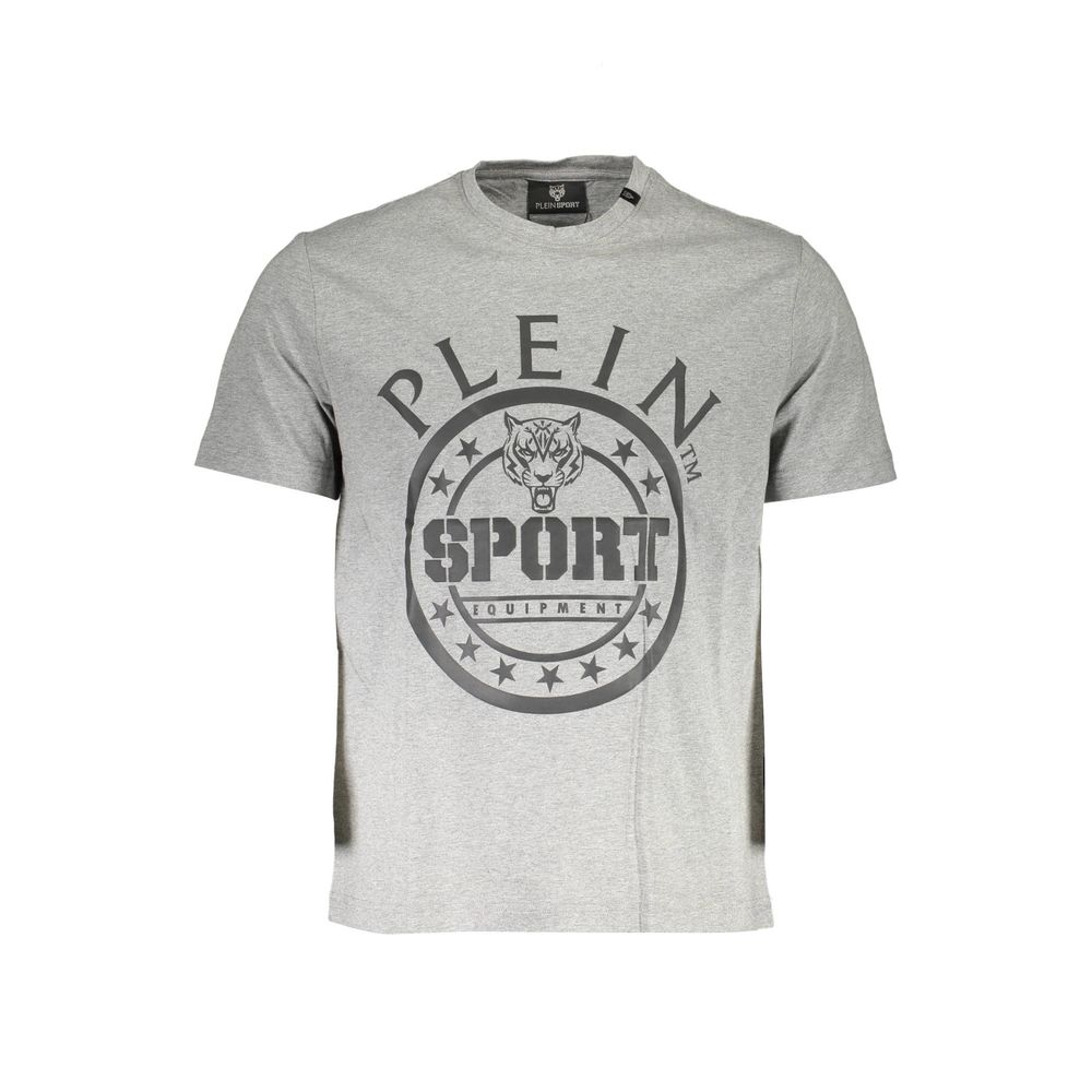 Plein Sport Braunes Baumwoll-T-Shirt für Herren