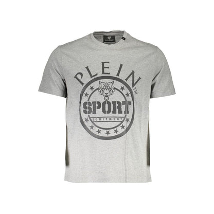 Plein Sport Braunes Baumwoll-T-Shirt für Herren