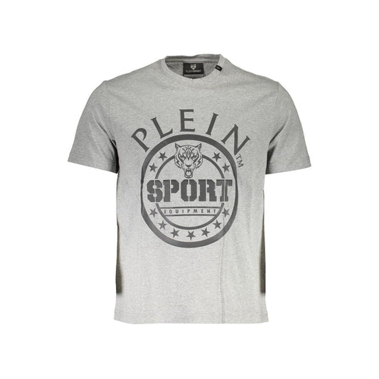 Plein Sport Braunes Baumwoll-T-Shirt für Herren