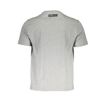 Plein Sport Braunes Baumwoll-T-Shirt für Herren