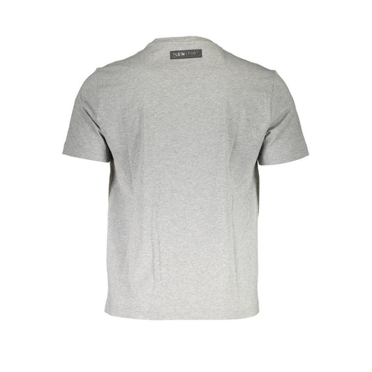 Plein Sport Braunes Baumwoll-T-Shirt für Herren