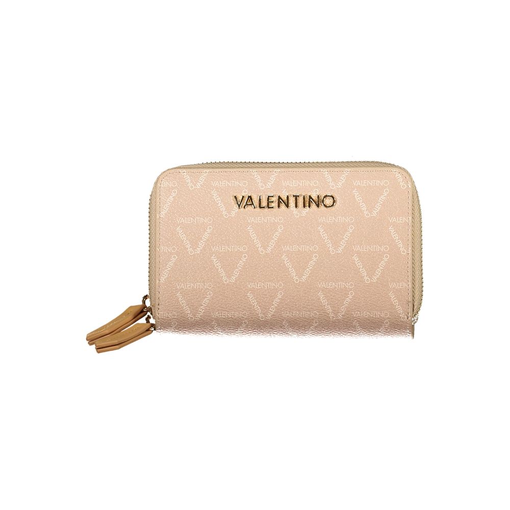 Mario Valentino Beige Polyethylen Damen Geldbörse