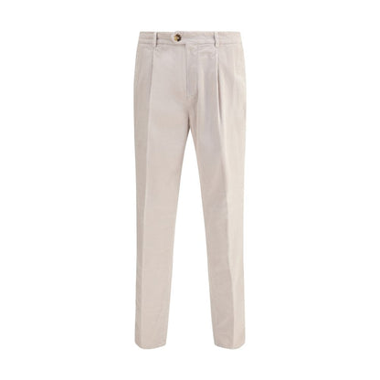 Brunello Cucinelli Graue Baumwoll-Freizeithose