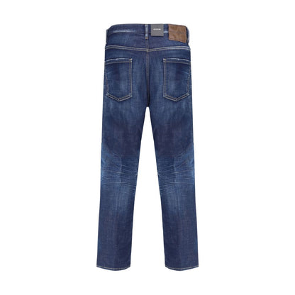 Dsquared² Blaue Baumwoll-Skinny-Jeans