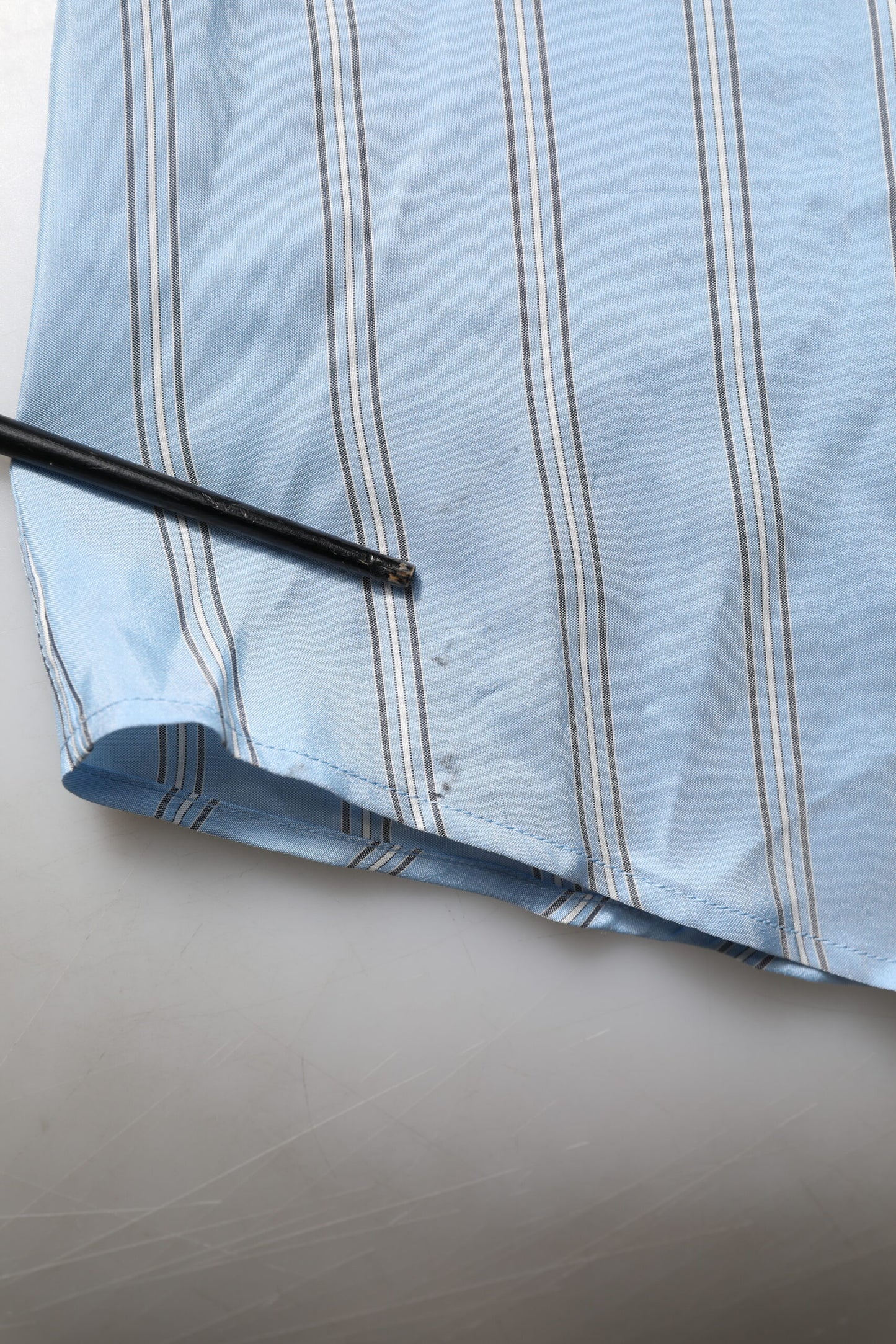 Dolce &amp; Gabbana Blau gestreiftes MARTINI Langarmhemd