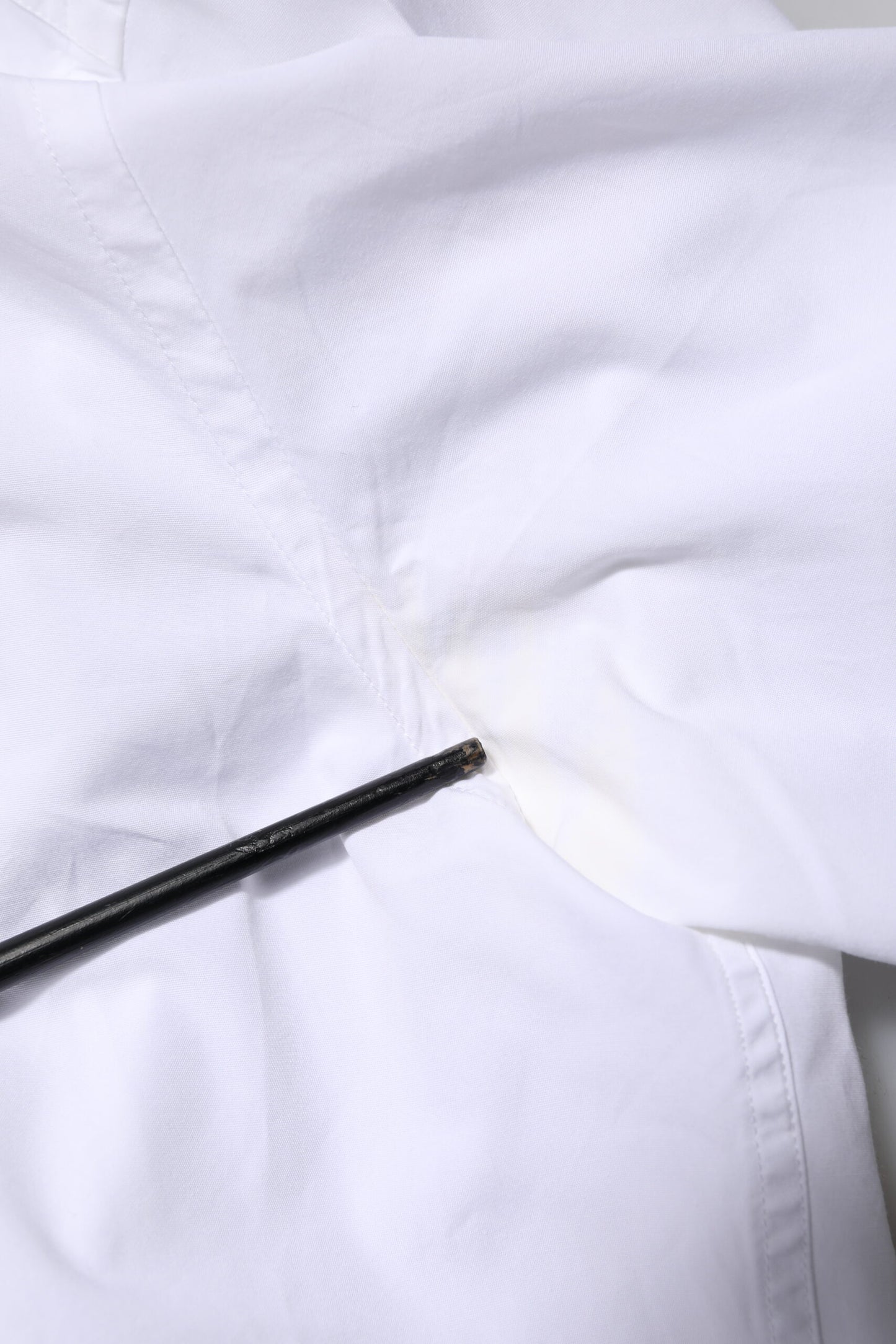 Dolce &amp; Gabbana Weißes Baumwoll-GOLD-Langarmhemd für Herren