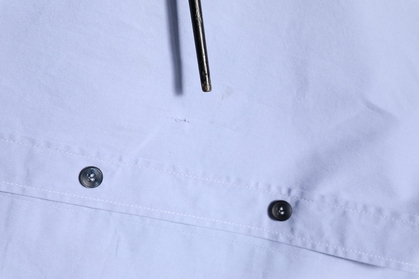 Dolce &amp; Gabbana – Blaues, langärmliges Hemd aus Baumwolle in GOLD