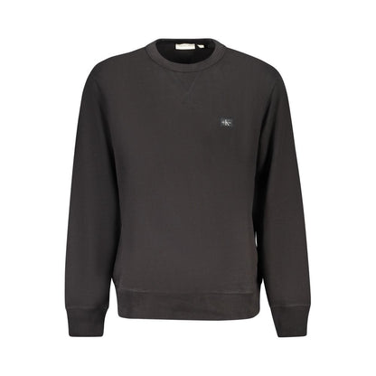 Calvin Klein Herrenpullover aus schwarzer Baumwolle