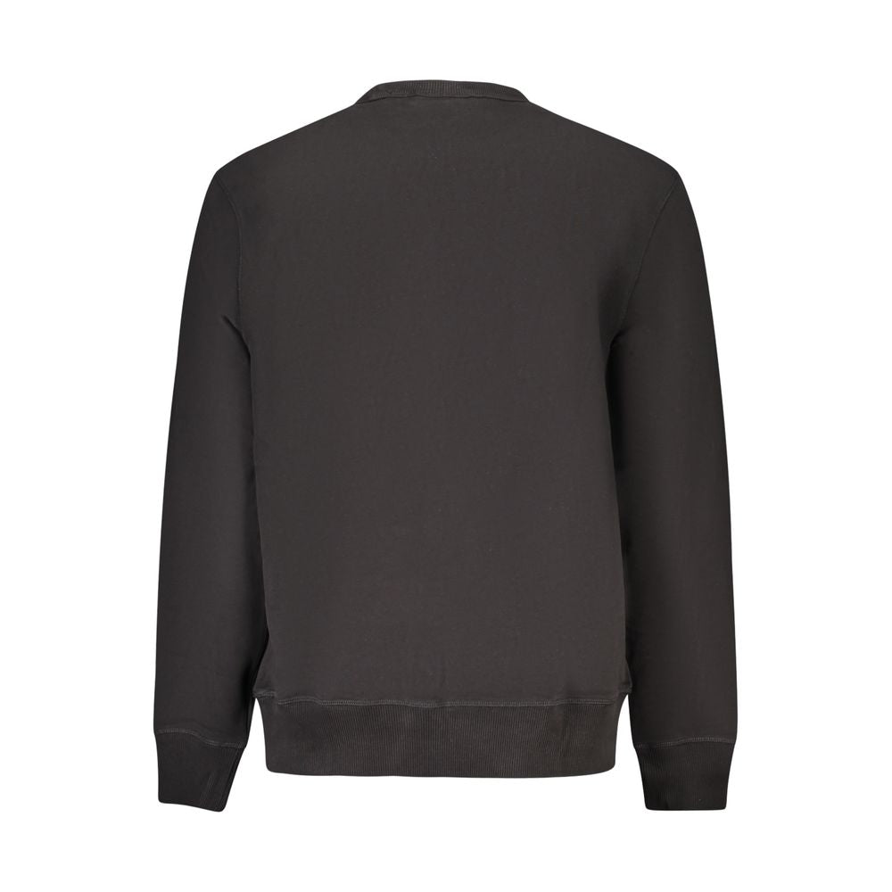 Calvin Klein Herrenpullover aus schwarzer Baumwolle