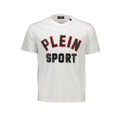 Plein Sport Weißes Baumwoll-T-Shirt für Herren