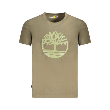 Grünes Baumwoll-T-Shirt von Timberland