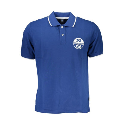 Blaues Poloshirt aus Baumwolle von North Sails