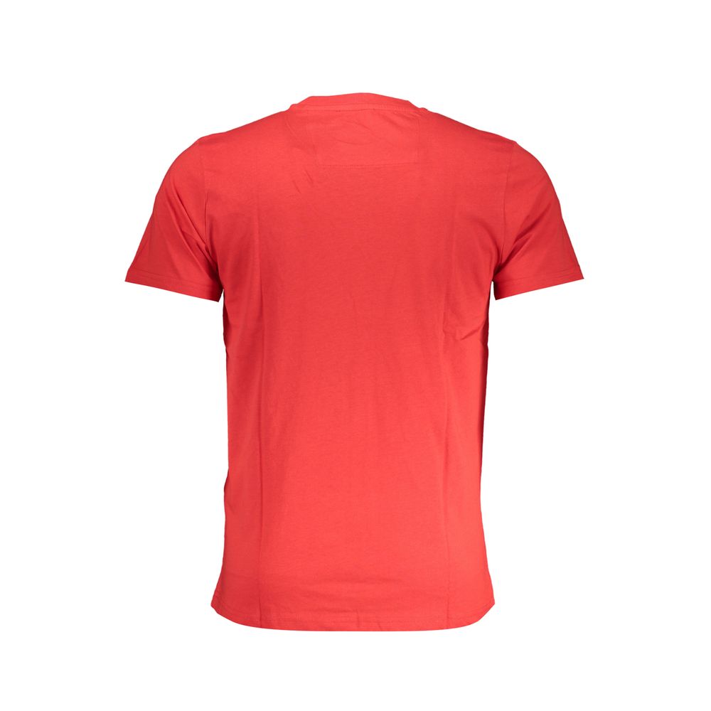 Rotes Baumwoll-T-Shirt der Cavalli-Klasse