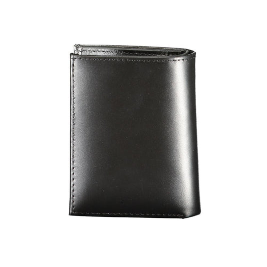 Calvin Klein Schwarze Lederbrieftasche