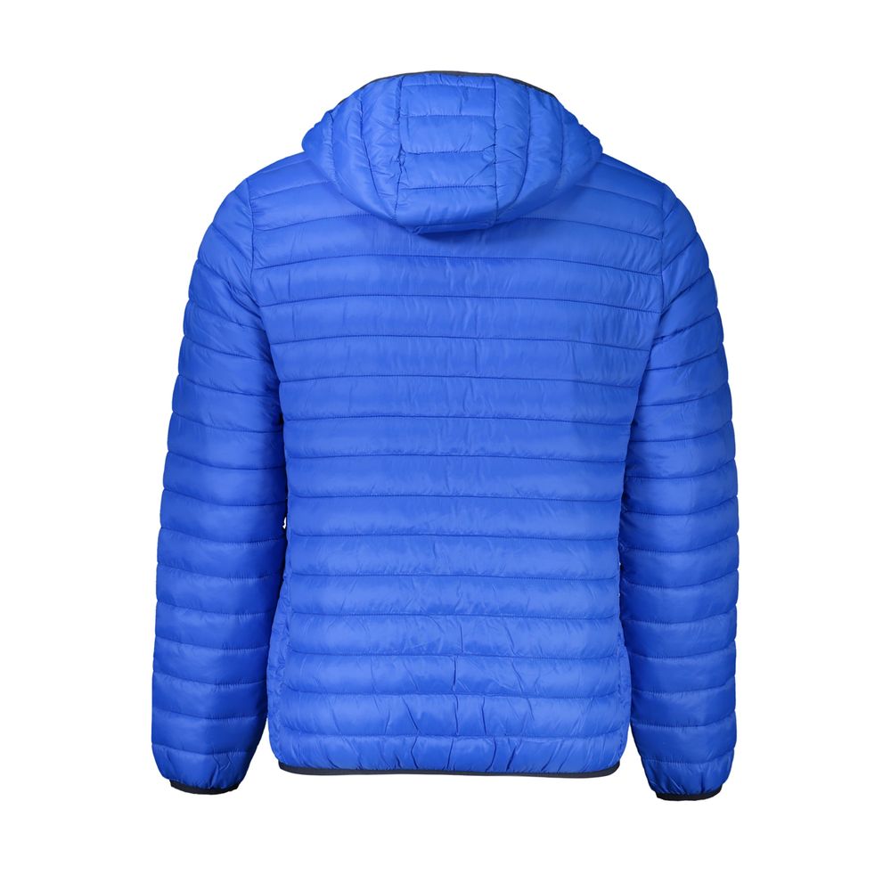 Cavalli Class Blaue Polyamid-Herrenjacke