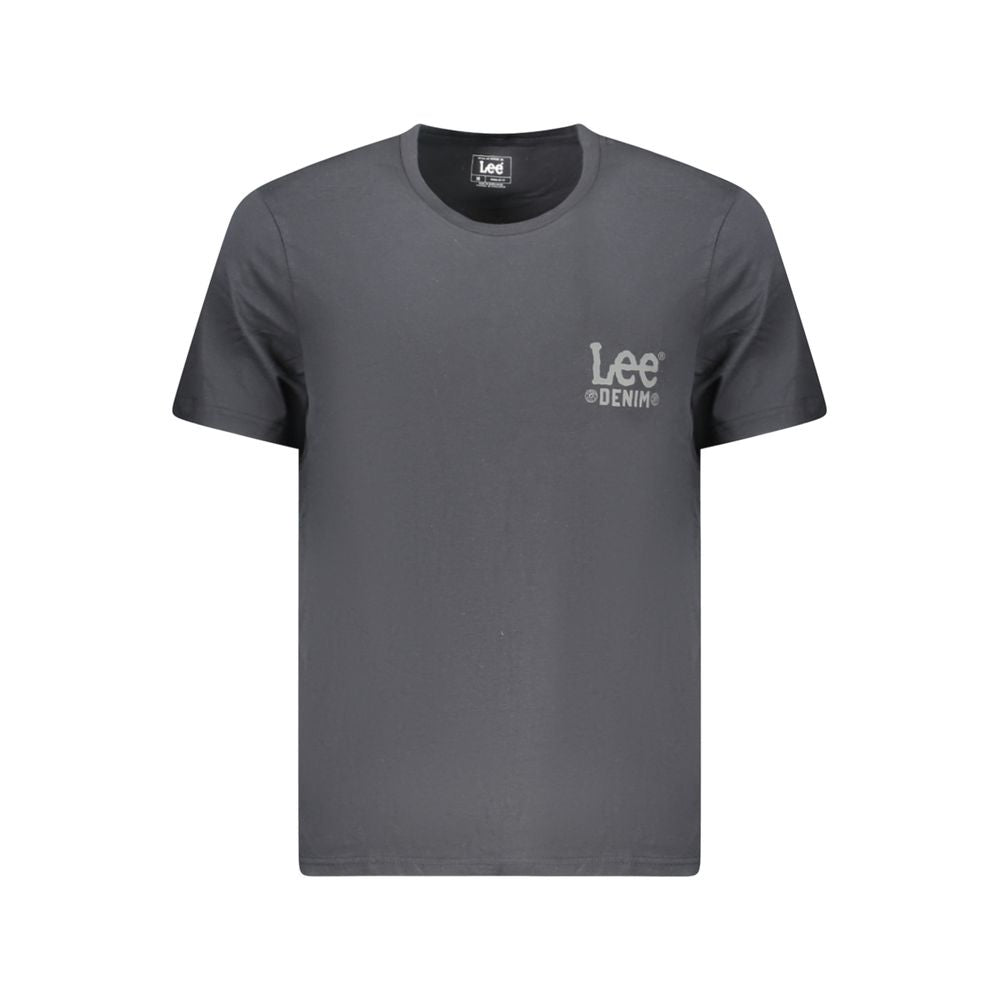 Lee Schwarzes Baumwoll-T-Shirt für Herren