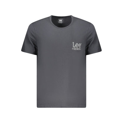 Lee Schwarzes Baumwoll-T-Shirt für Herren
