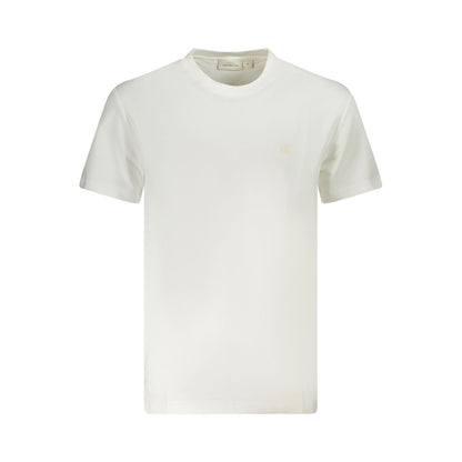 Calvin Klein – Weißes Baumwoll-T-Shirt für Herren
